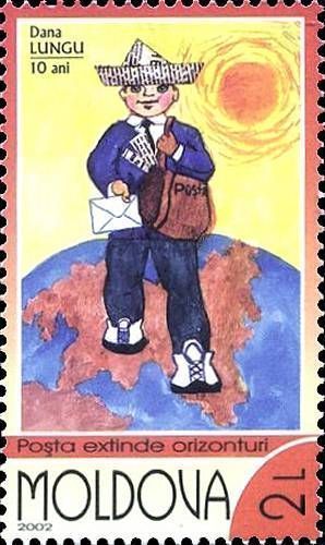 «A Child Postman Delivering Letters» by Dana Lungu (Age 10)