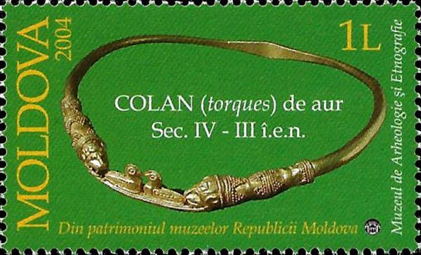Gold Collar (IV-III cent. BC). Discovered in a Scythian Tomb