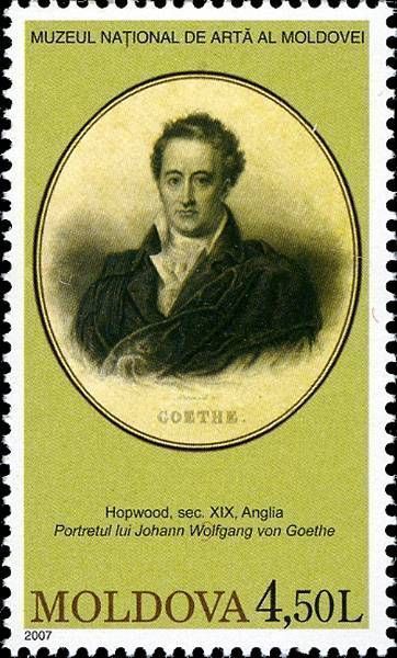 Portrait of Johann Wolfgang von Goethe by Hopwood (19th Century), England