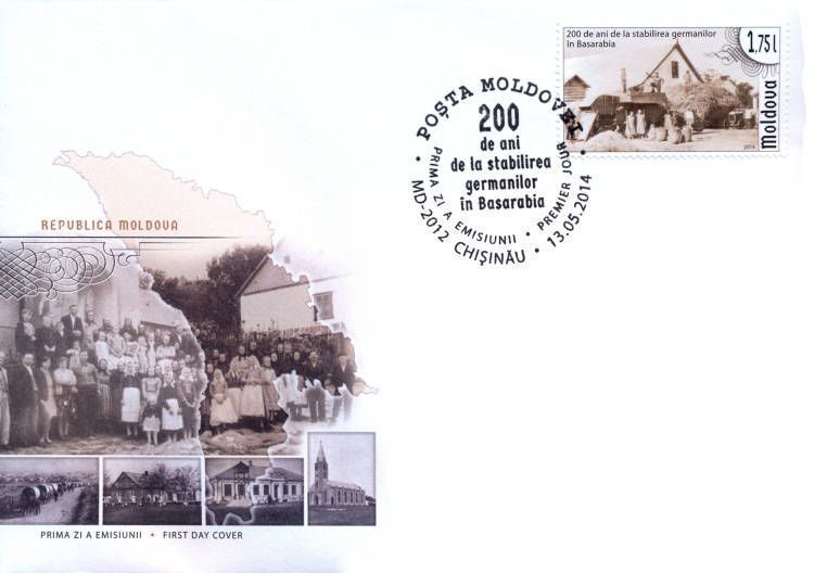 Cachet: Collage: Bessarabia Germans