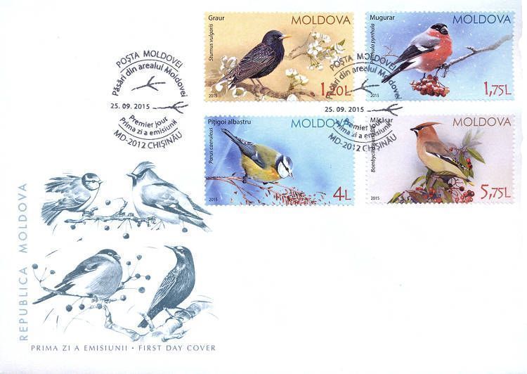 Cachet: Birds of Moldova