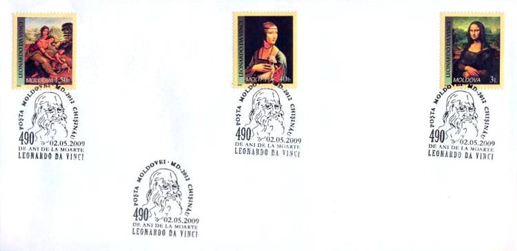 № CS2009/24 - Леонардо да Винчи - 490 лет со дня его смерти