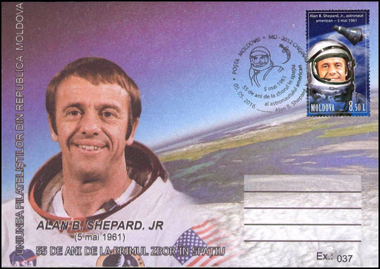 № CS2016/12 - First American Astronaut in Space - Alan Shepard - 55th Anniversary