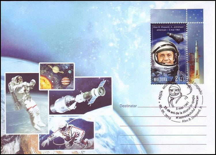 № CS2016/12 - Первый американский астронавт в космосе - Алана Шепарда - 55 лет