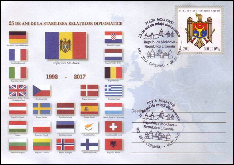 № CS2017/34 - 25 de ani de relații diplomatice: Republica Lituania