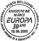 № CF147 - 10th Anniversary of the Moldovan «Europa» Stamps 2003