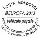 № CF288 - EUROPA 2013 - Postal Vehicles
