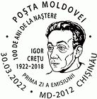 № CFU436 - Igor Crețu - 100th Birth Anniversary 2022