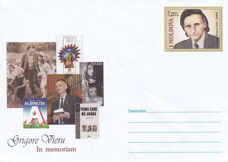 Envelope: Grigore Vieru and the Covers of His Books (Address Side)
