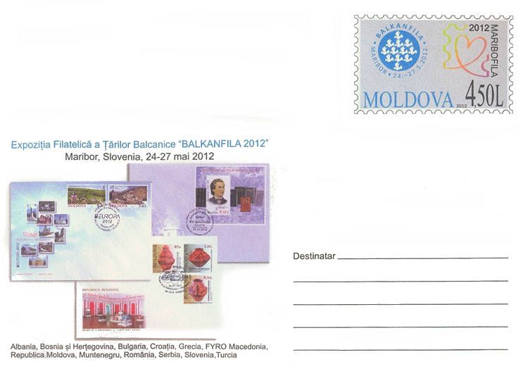 Envelope: Various First Day Covers from Moldova (Address Side)