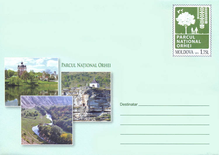Envelope: Views of Orhei National Park (Address Side)