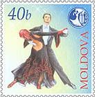 Dancers and the Logo of the Dance Sport Club «Codreanca»