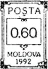 «POȘTA / 0.60 / MOLDOVA / 1992»