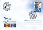№ U420 FDC - Flags of Moldova and the Council of Europe