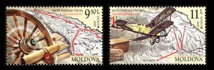 № - 1130-1131 - EUROPA 2020: Ancient Postal Routes