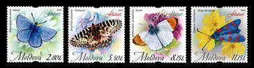 № - 1207-1210 - Butterflies and Moths (IV)