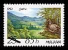 № - 573 - «Codrii» Stamp (№ 4 - 1992). Surcharged «85b»