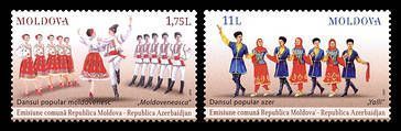 № - 928-929 - Folk Dances (III) - Joint Issue with Azerbaijan