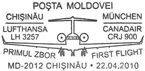 First Flight Between Chișinău and Munich