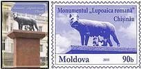 Monument of the Roman She-Wolf «Lupoaica romană» (Capitoline Wolf), Chișinău