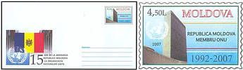 № - U206 - Republic of Moldova - Membership of the United Nations Organization - 15th Anniversary