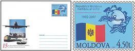 Republic of Moldova - Member of the Universal Postal Union (UPU) - 15th Anniversary