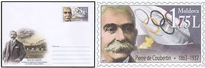 № - U331 - Pierre de Coubertin - 150th Birth Anniversary