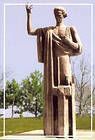Mihai Eminescu. Statue. Drochia