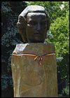 № P215 - Bust of Mihai Eminescu at Orhei - Sculptor: Vlad Ciobanu