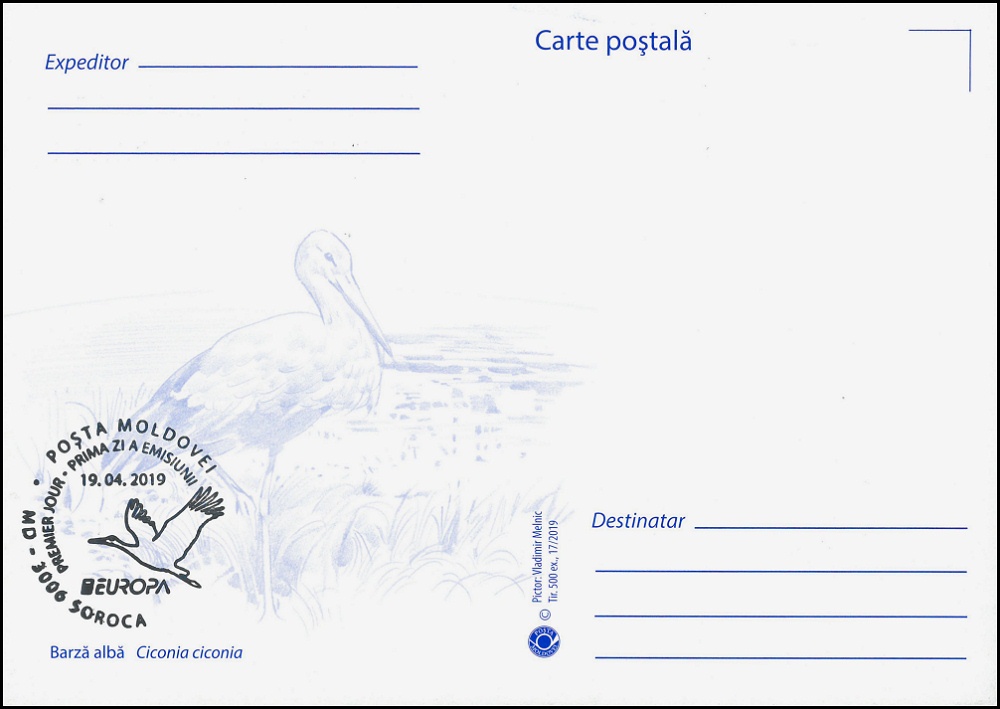 № 1096 MC1 - Белый аист (Ciconia ciconia)