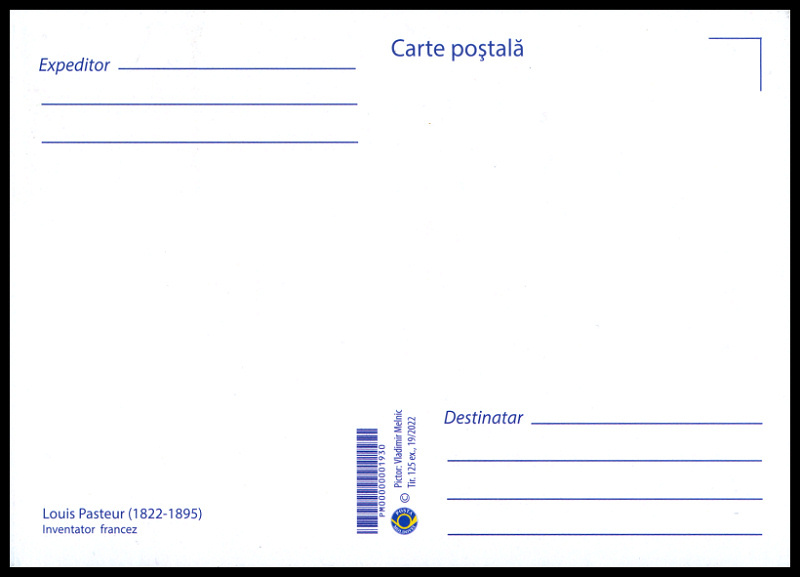 № 1225 MC1 - Louis Pasteur (1822-1895)