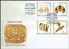 № 1001-1004 FDC1 - Treasures of the Past. Vestiges of Ancient Treasure of Moldova. National Museum of History of Moldova 2017