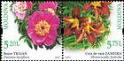 № 1007-1008 Zd - Plants from the Botanical Garden in Chișinău 2017