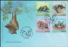 № 1011-1014 FDC1 - From The Red Book of the Republic of Moldova: Bats 2017