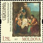 № 1028 (1.75 Lei) Icon: «The Birth of Christ» - Church of the Archangels Michael and Gabriel, Durlești