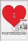 «I Love Postcrossing»