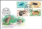 № 1092-1095 FDC1 - From The Red Book of the Republic of Moldova: Fauna 2019