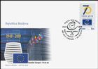 Emblem of the European Council and the European Parliament in Strasbourg
