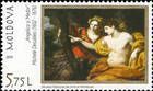 № 1126 (5.75 Lei) «Angelica and Medoro» Michele Desubleo (1602-1676)