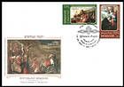 № 1160-1161 FDC1 - Easter - Pictures from the National Museum of Fine Arts of Moldova 2021