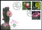 № 1211-1213 FDC1 - Flora: Cactus Flowers from the Botanical Garden 2022