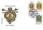№ 171-174 FDC - Moldavian Royal Coat of Arms