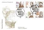 № 213-217 FDC - People of Literature and Theology 1996