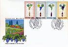 № 225-228 FDC - Wines and Grapes (I) 1997