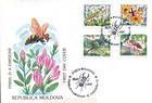№ 239-242 FDC - From The Red Book of the Republic of Moldova: Insects 1997