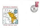 № 23 FDC - USSR Stamps Overprinted «MOLDOVA» and Surcharged 1992