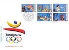 № 26-30 FDC-F1 - Emblem of the Olympic Games - «Republica Moldova» Omitted