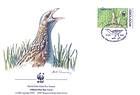 № 380 FDC - Protected Fauna - Corncrake. World Wide Fund for Nature (WWF) 2001