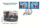 № 39-40 FDC1 - Moldovan Admission to the United Nations Organization 1992