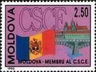 Moldovan Flag and Prague Castle